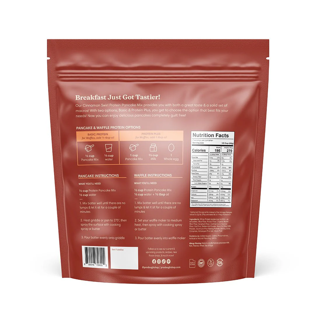 Cinnamon Swirl Protein Pancake & Waffle Mix - Image 6