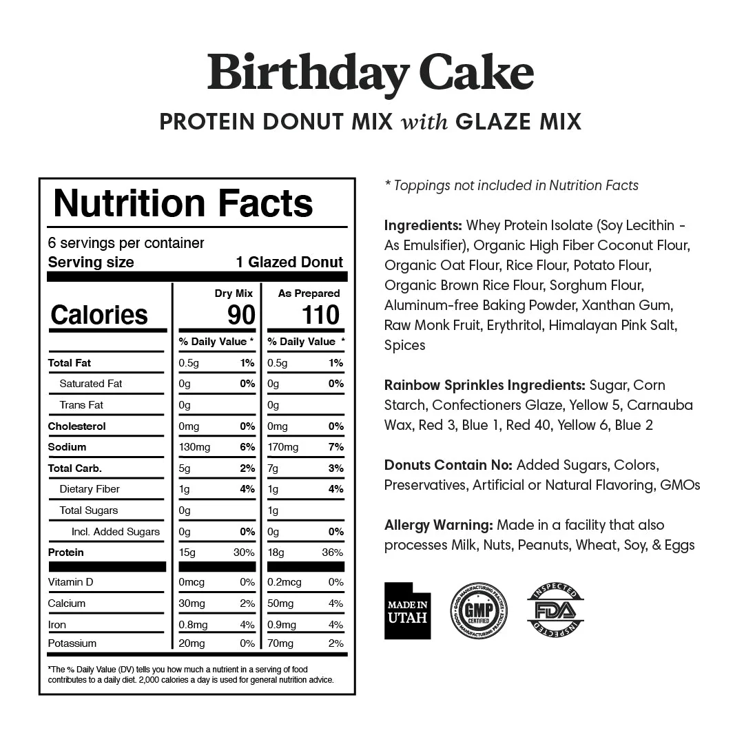 Standard Flavors Protein Donut Mixes - One Time Purchase - Image 15