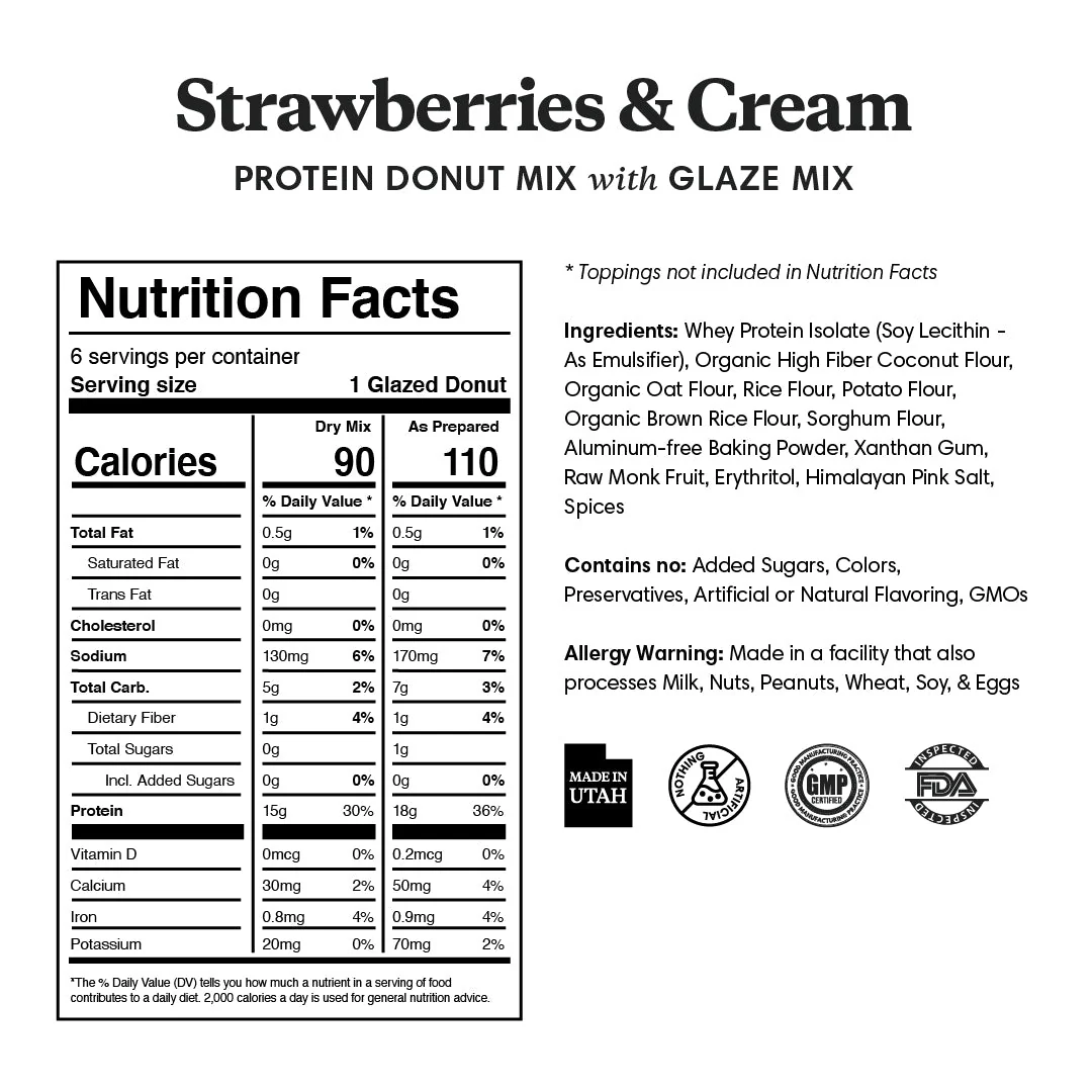 Standard Flavors Protein Donut Mixes - One Time Purchase - Image 41