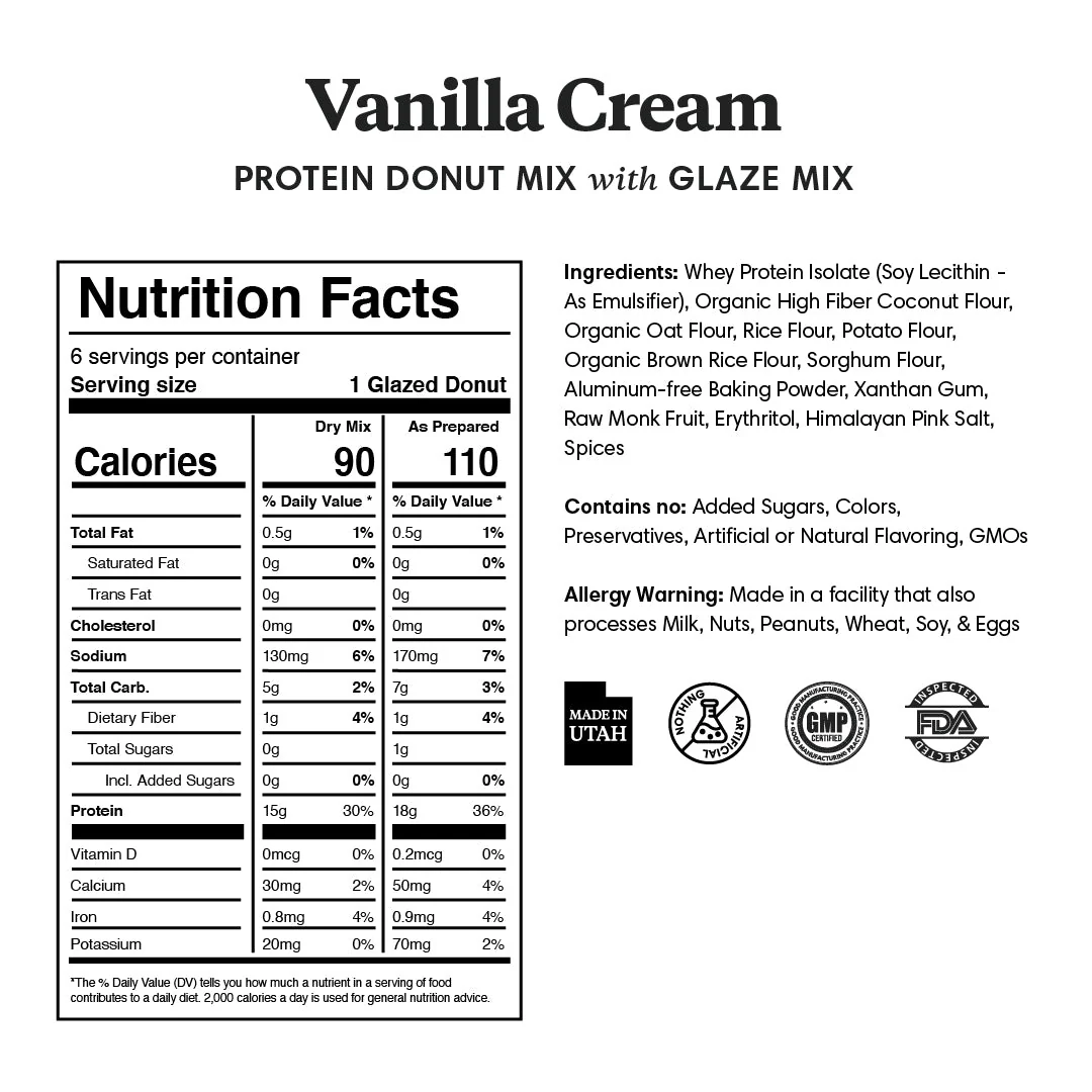 Standard Flavors Protein Donut Mixes - One Time Purchase - Image 5