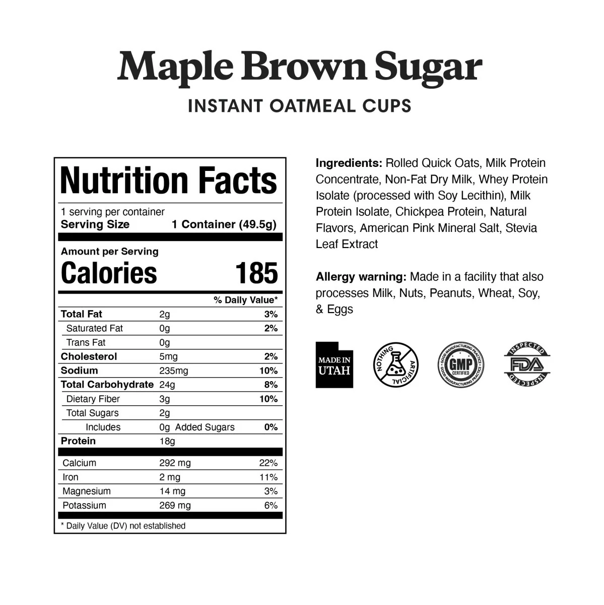 Protein Oatmeal Quick Cups Single Samples - Image 6